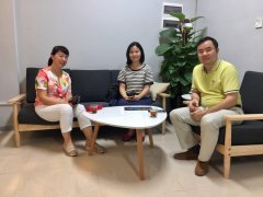 得力供应商来访百年精进